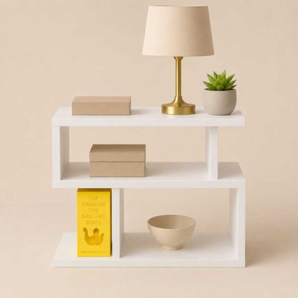 Modern White Side Table