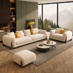Luxury Bouclé Sofa Set