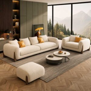 Luxury Bouclé Sofa Set