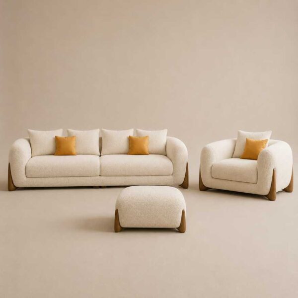 Luxury Bouclé Sofa Set